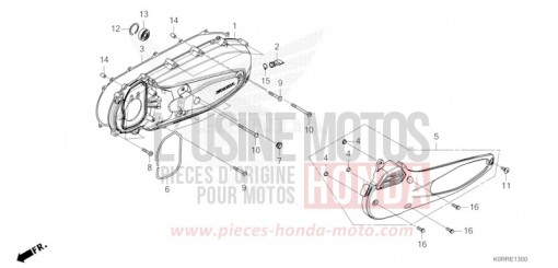 PANNEAU LATERAL GAUCHE SH125ADR de 2024